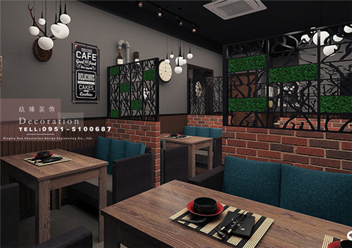銀川燒烤店(diàn)裝修|銀川燒烤店(diàn)裝修設計|镹臻設計
