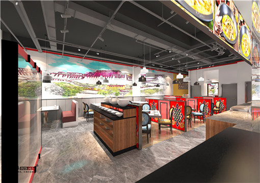 銀川火鍋店(diàn)裝修|銀川火鍋店(diàn)裝修設計|镹臻設計