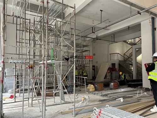 固原裝修公司|固原亞朵酒店(diàn)裝修設計項目施工工地