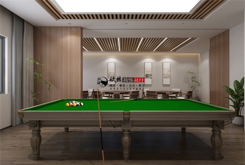 固原中房(fáng)中億小廚台球館設計裝修方案鑒賞|固原台球館設計裝修公司推薦